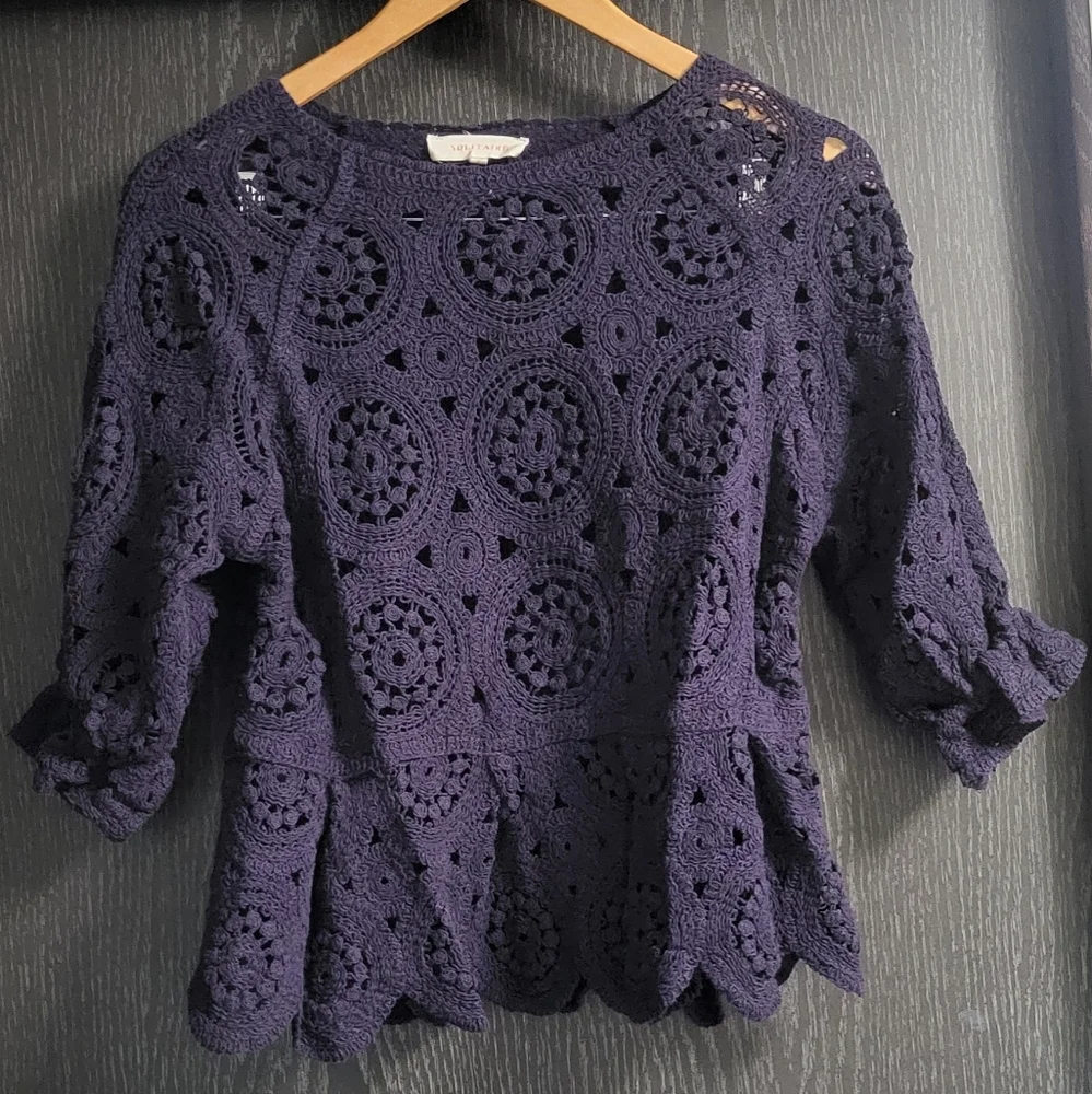 Solitaire elegant crochet